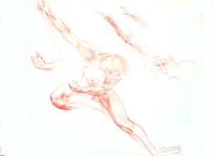 Human Mill, Sketch of a Figure for It