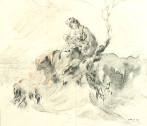Study Sheet for the Mother Painting