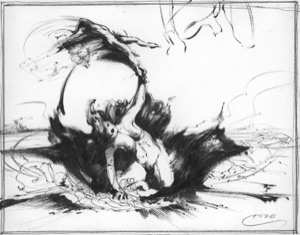 Study for the Painting Tribulation