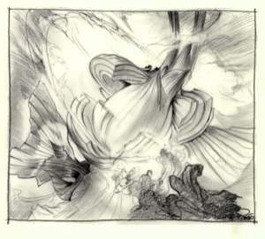 Figures beneath an Onion Dome