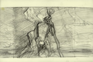 Sketch for the Wanderer, Seated