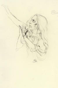 Female Head for “Meditation”