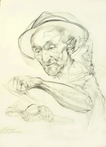 Farmer with Scythe