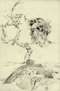 Comrade Portrait and Withered Tree