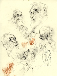 Old Man, Portrait Studies