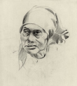Woman with Headscarf