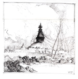 Stupa of Bodnat
