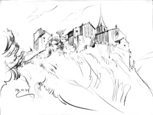 Raron, the Hill with the Church