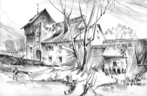 Beuggen, Schloss am Rhein
