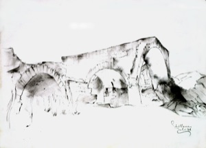 Schöllenenschlucht, Mauerwerk