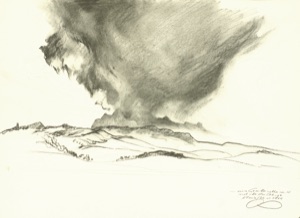 Klais, Gewitterwolken