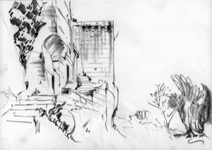 Lacoste, Ascent and Castle Gate