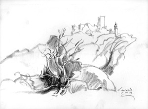 Lacoste, Hill with Castle
