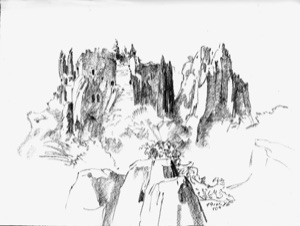 Maureze, the Castle in the Rocks
