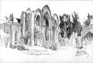 Rhodos, Kirchenruine