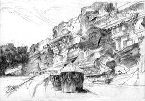 Lindos, Steinbruch