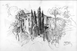 Valdemosa, House with Cypresses