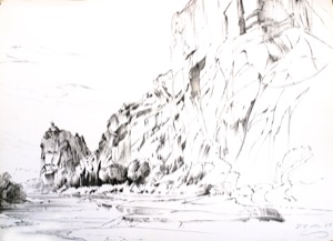Rocks above the Sarca
