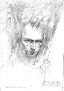 Self-Portrait with the Cloth of the Fates