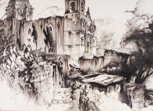 Guanajuato, Church near a Mine
