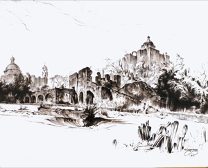 Ruins of a Silver Mine near Guanamata