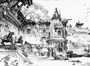 Bhaktapur, Pagoda and Stupa