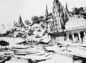 Benares, am Ganges-Ufer