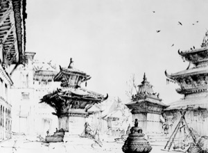 Kathmandu. Strassenbild