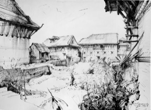 Gehöft in Kathmandu