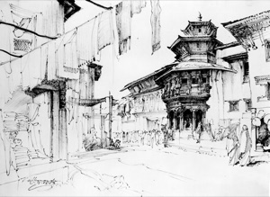 Kathmandu, im Bazar