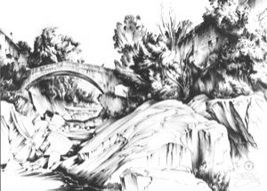 Steinbrücke in Giornico