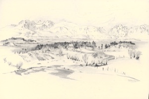 Lyngenfjord, Landschaft am
