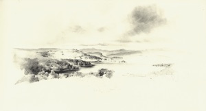 Tundra Landscape with Lake