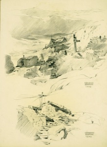Shelters at the Tundra Front, 2 Sketches