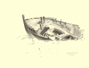 Bootswrack am Lünahmaar