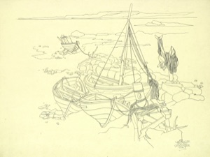 Boote am Varangerfjord