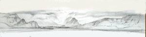 Mountain Backdrop above the Fjord