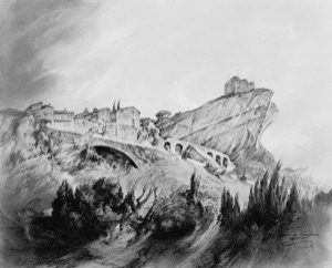 anderer Himmelund anderer Vordergrund als vom
Repro