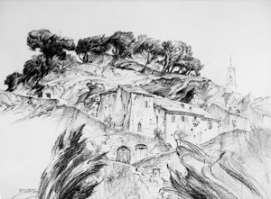 Houses on the Hill of Cucuron