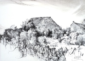 Gordes, altes Steinhaus in