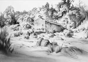 Roquette, The Little Stone House near Notre Dame Roquette