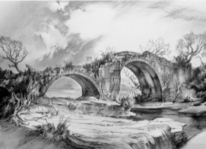 Roman Bridge near Le Manes