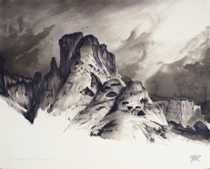 Meteorafelsen "Unheimliche Landschaft”