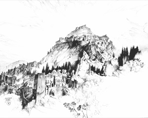 Mistras, the Castle Hill