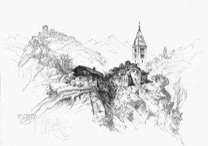 Val d'Aosta, Kirchhügel