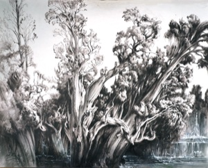 Tivoli, Cypresses near the Villa d'Este, 1st Version