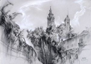 Church above Longarone