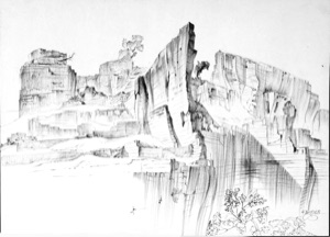 Matera, "The Wall" in the Quarry