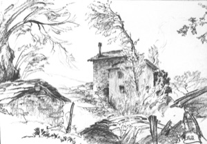 Old House above Chiavenna