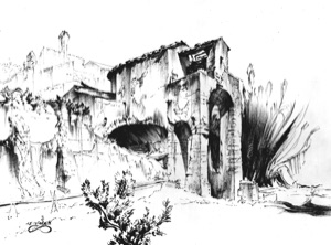 Gaeta, Wasserschöpfwerk
